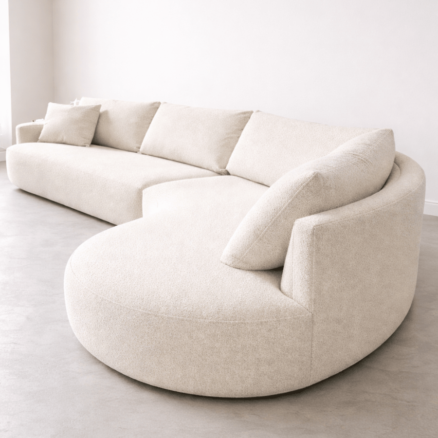 Casual Mallo Sectional - Curved end short - Sectional