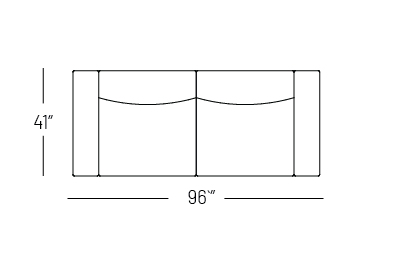 Jumbalow Sofa 92" - Sofa