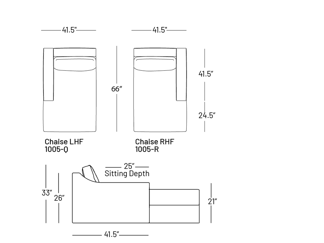 Alloetta Chaise - Modular Component