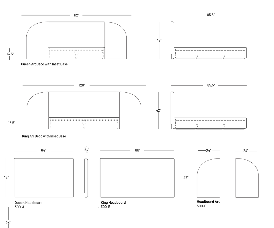 ArcDeco Bed - Beds