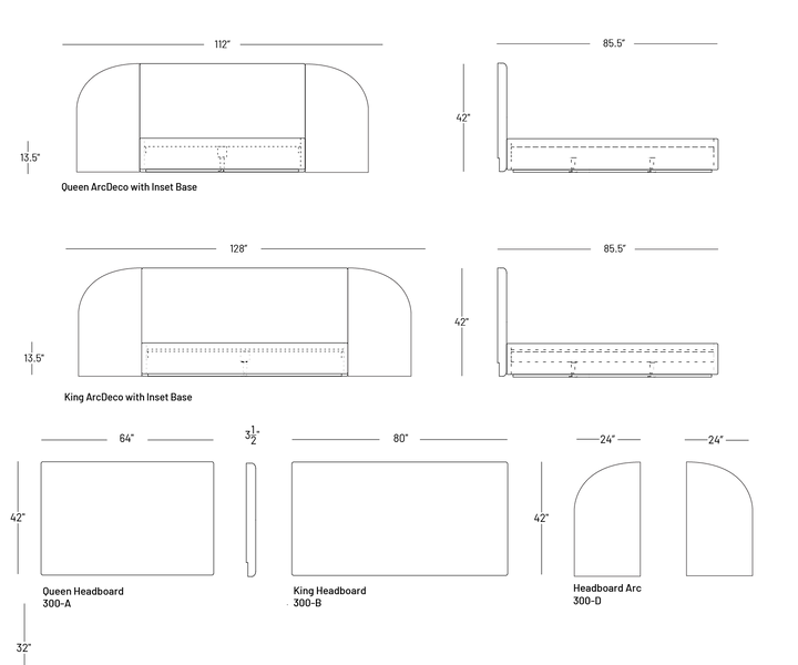 ArcDeco Bed - Beds