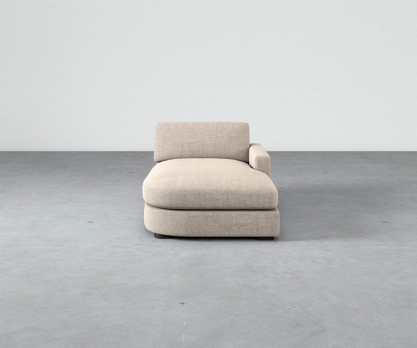 Coasty Rounded Chaise - Modular Component