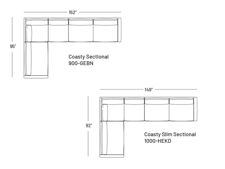 Coasty Sectional 152" - Sectional