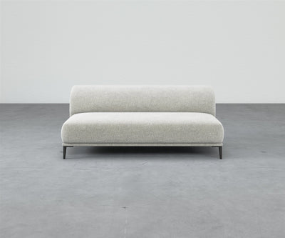 Formal Mallo Armless Sofa 77" - Modular Component #base_metal-stiletto-legs