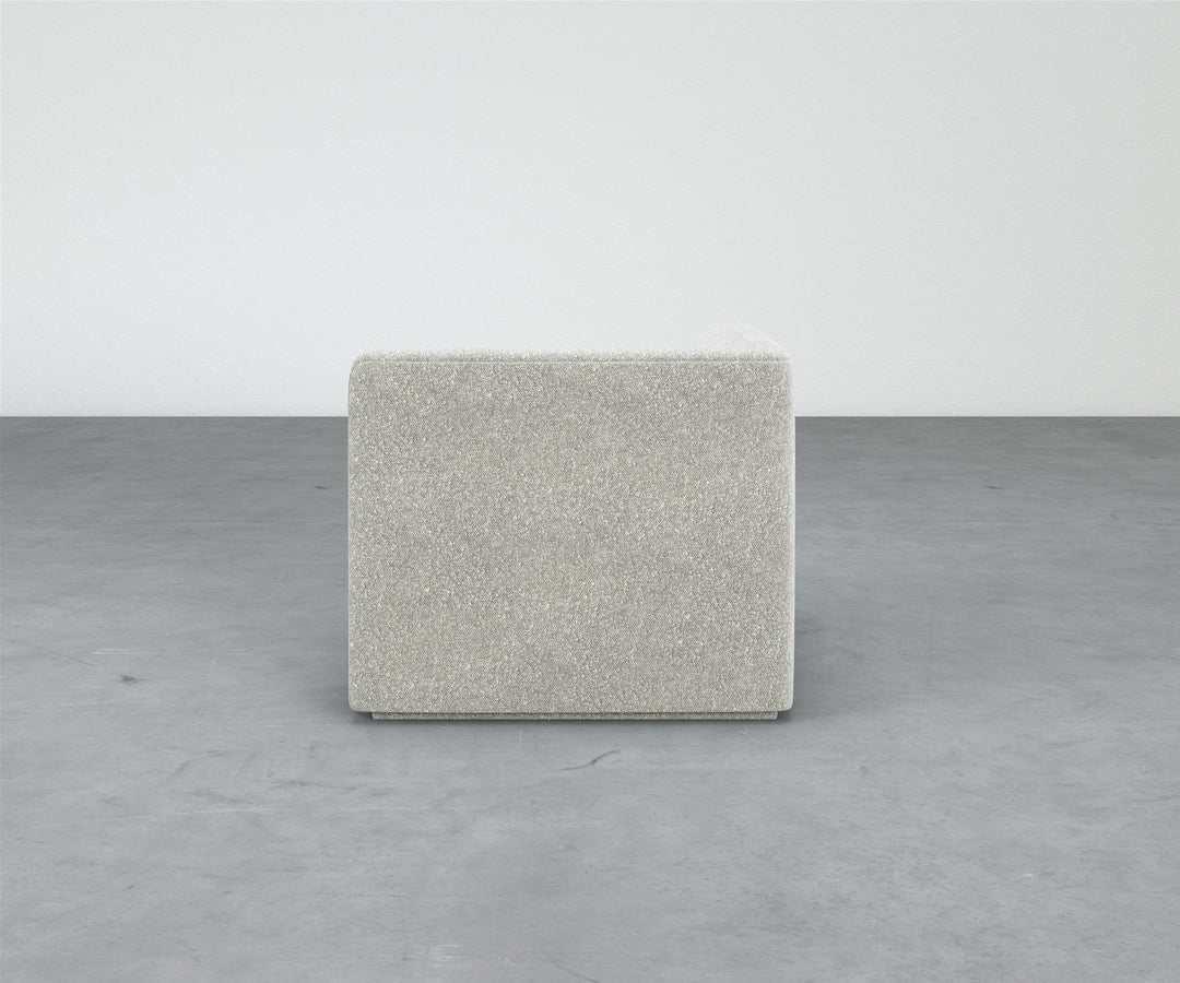Formal Mallo Corner Chair - Modular Component #base_recessed-fabric-wrapped