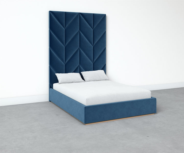 Hansem Herringbone Bed - Beds