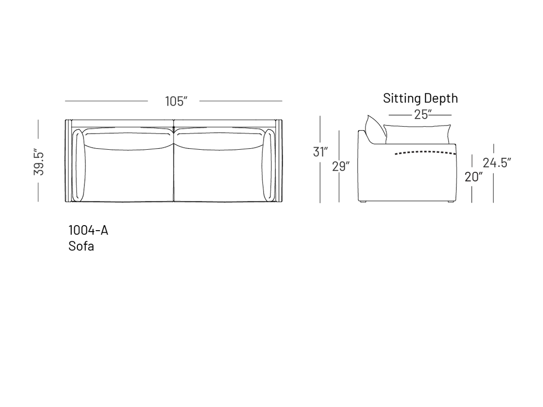 Saramony 105" Sofa - Sofa