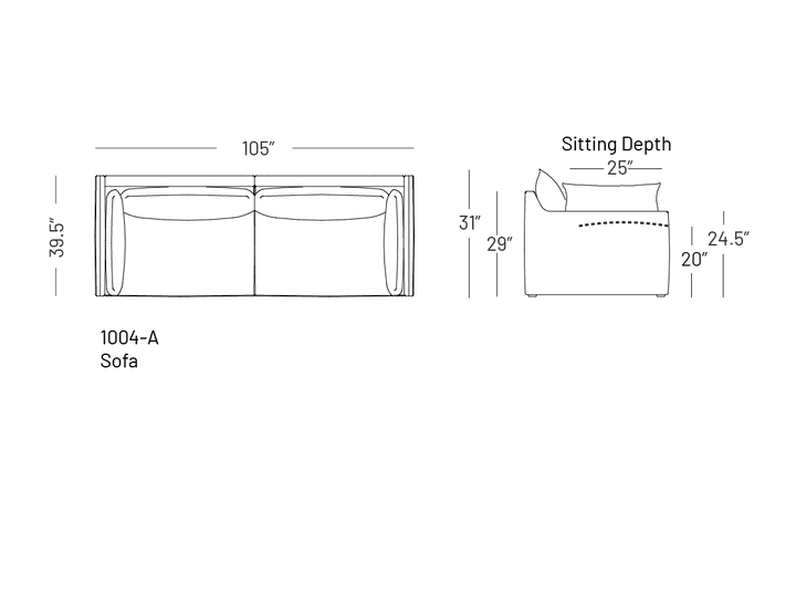 Saramony 105" Sofa - Sofa