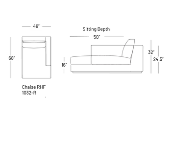 Tuxxy Chaise - Modular Component